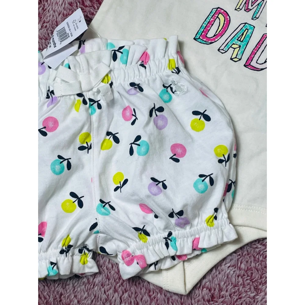 Baby GAP Matching Set 3-6 Months “adore my dad” Bodysuit & Shorts